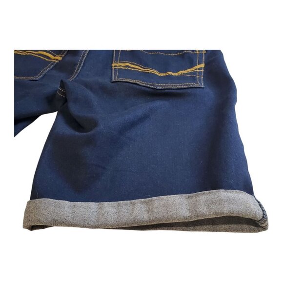 SO Authentic American Heritage SZ 7 Bermuda Blue Stretch Denim Jean Shorts - Picture 7 of 10